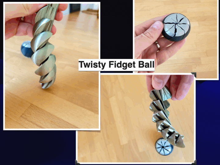 Twisty Spiral Fidget Ball 