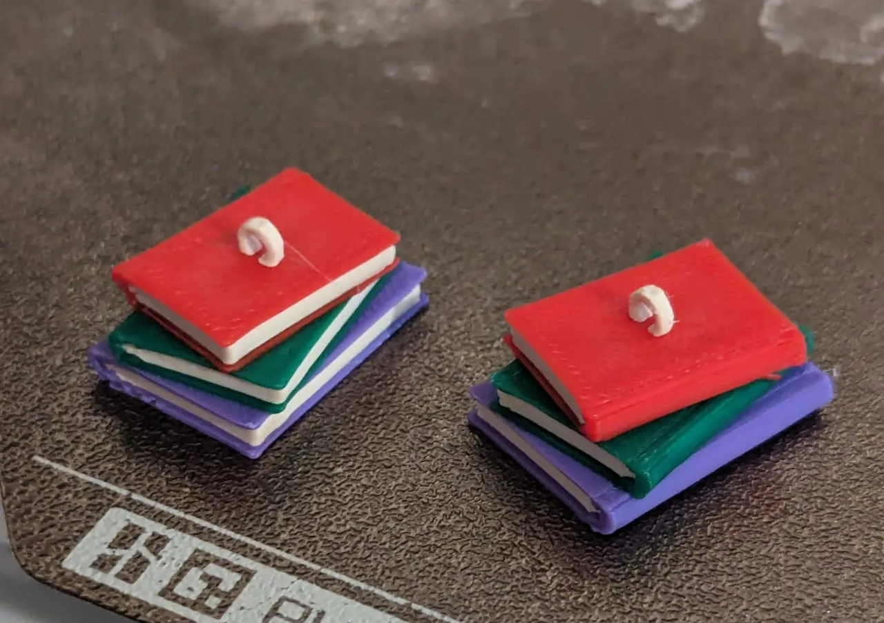 Book Stack Earrings view 4