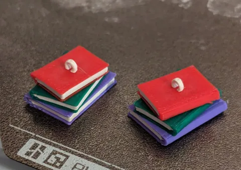 Book Stack Earrings view 4