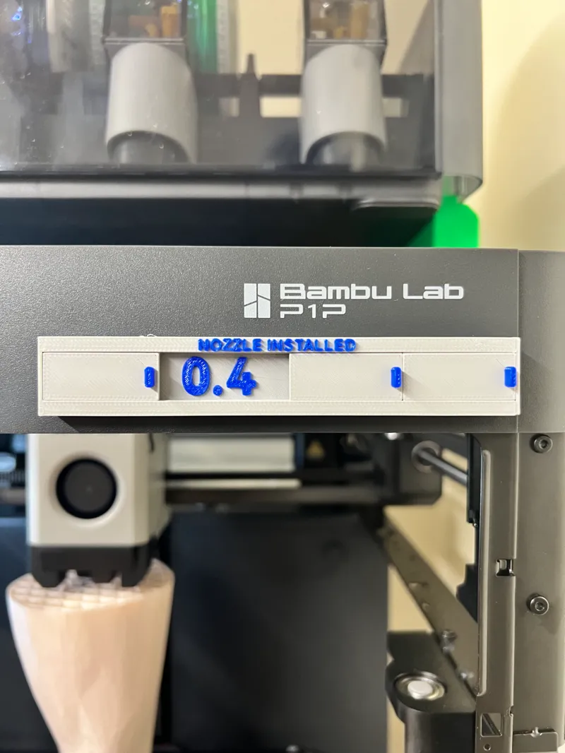 No Support Multicolor Nozzle Sign