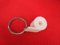 Llavero baño papel higiénico