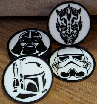 Star Wars Stackable Coaster Set 'B'-The Dark Side