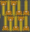 Rilakkuma Bookmark x10