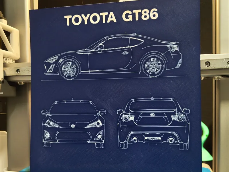 Toyota GT86 Blueprint (Simple)