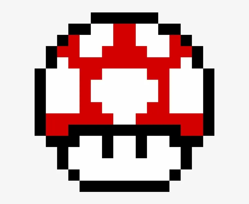 Mario Bros Mushroom Keychain | AMS | MMU | Multicolor |
