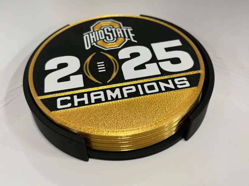 OSU National Champions Coaster Set