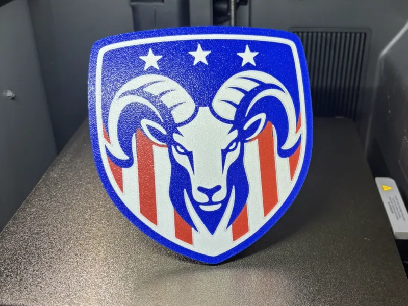 American Ram Hitch Cover 