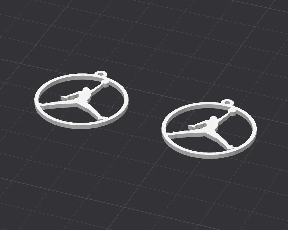 Jordan Earrings (Small Size) view 4