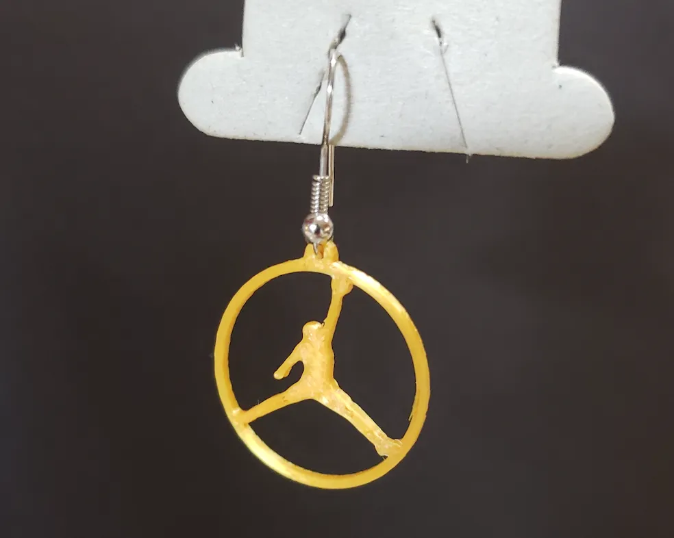 Jordan Earrings (Small Size) view 3
