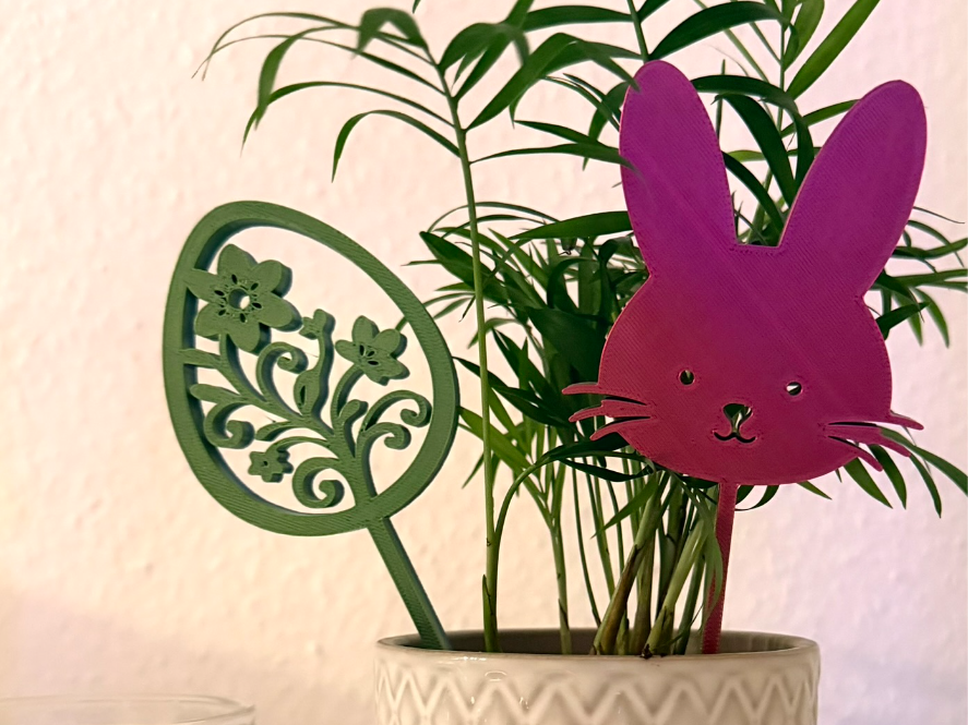Pflanzstecker Set Hase & Osterei 