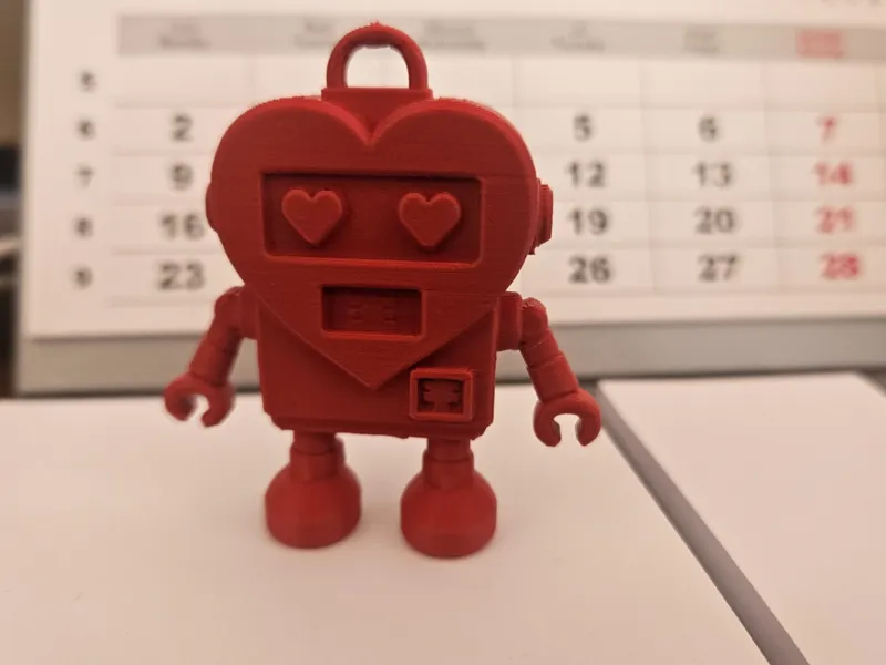 HeartBot Keychain