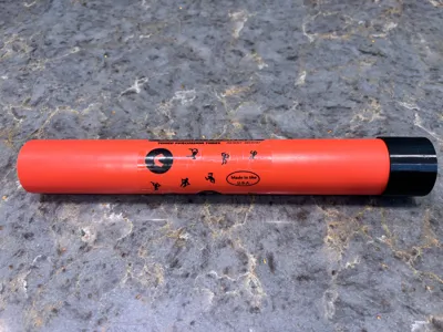 Octave cap for percussion tubes