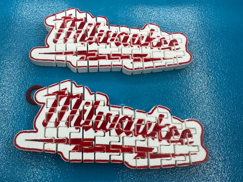 Milwaukee Flexi fidget keychain