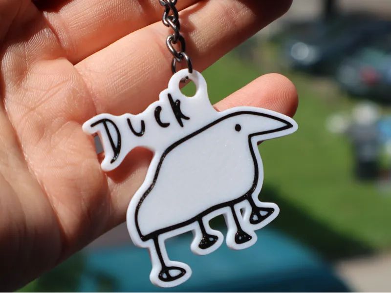 Duck Keychain