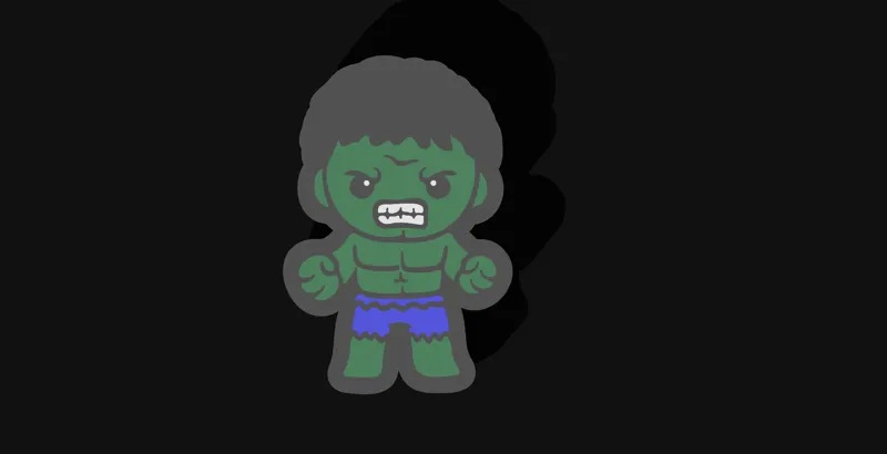 Hulk Luminária