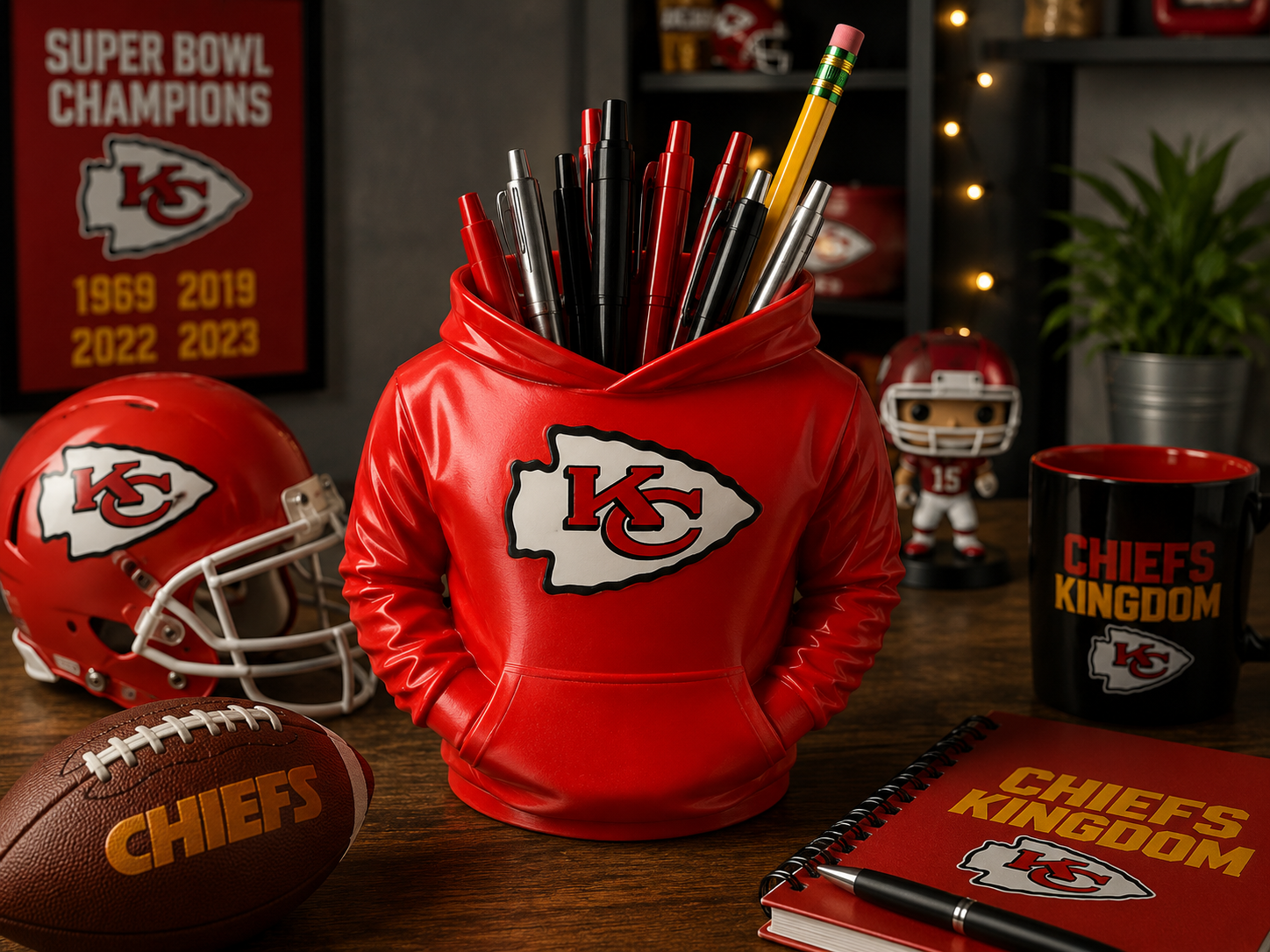 Kansas City Chiefs Hoodie Pen Holder 