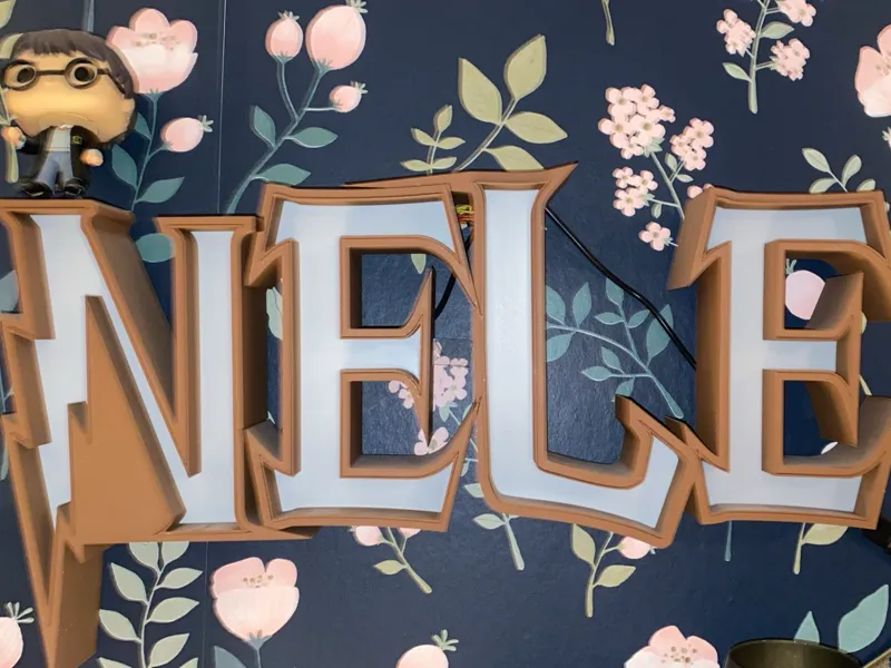 NELE Namenschild LED Harry Potter