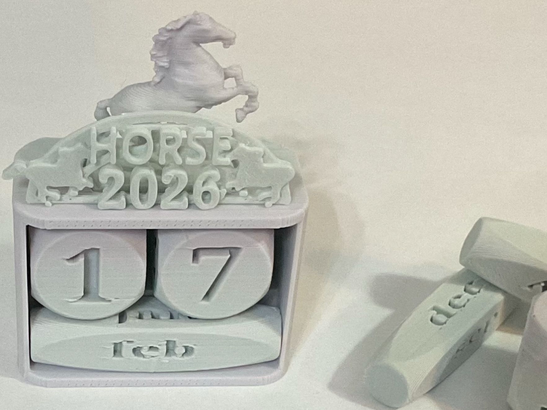 Year of the Horse Calendar - Zodiac Desk Display