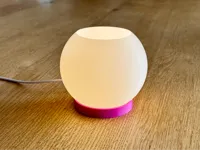 Globe (vase mode) 0.2mm layer, 1 walls, 0% infill