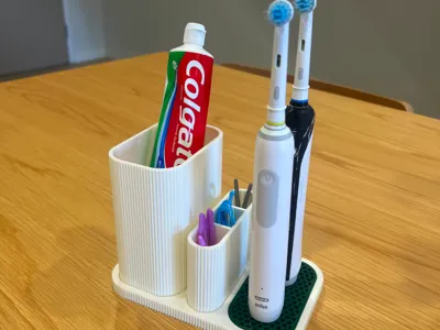 Bathroom Organiser with Oral-B Toothbrush Holder