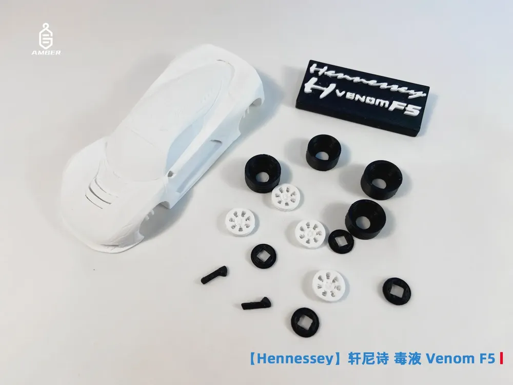 Hennessey】Hennessey Venom F5 1/64 Scale Model Car - Free 3D Print