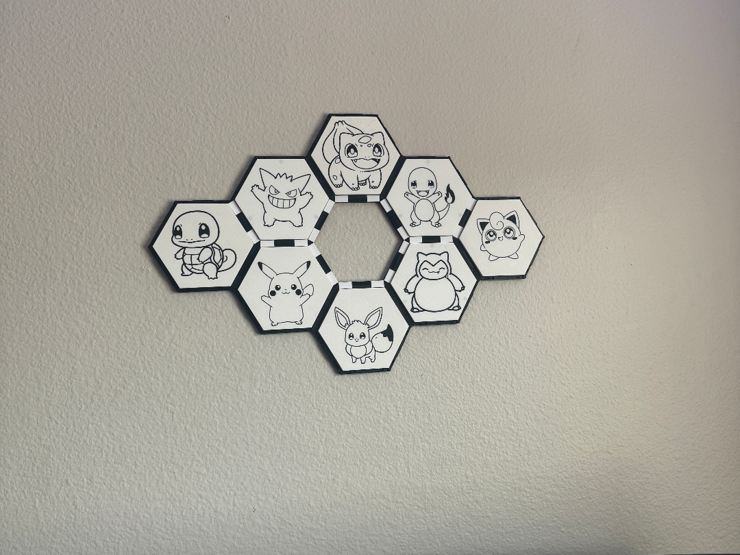 MagHex — Modular Magnetic Hex Wall Tiles