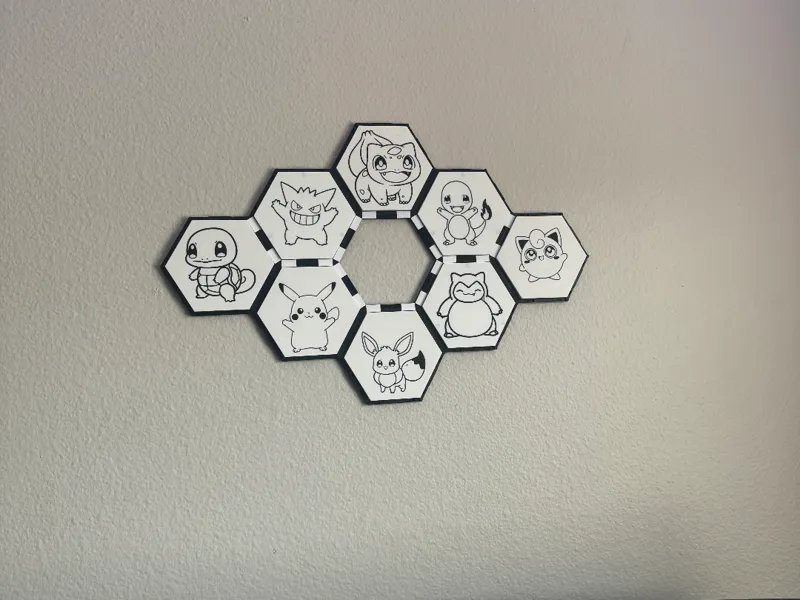 MagHex — Modular Magnetic Hex Wall Tiles