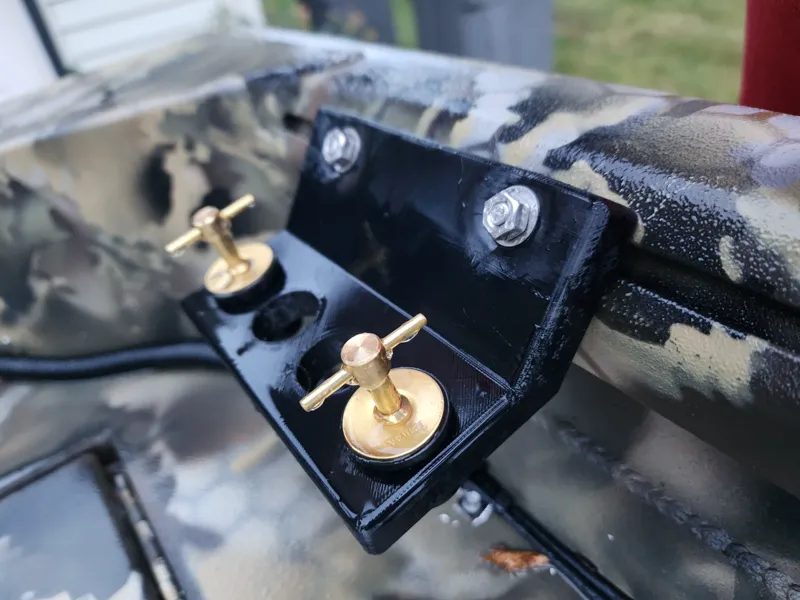 T-Rail Boat Drain Plug Holder