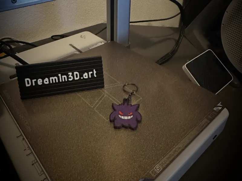 Gengar Pokémon Keychain / Portachiavi Gengar