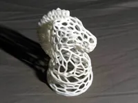 Cavalier d'échecs style Voronoi — photo 2