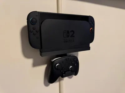 Switch 2 Wall Mount Dock / Pro Controller Hanger