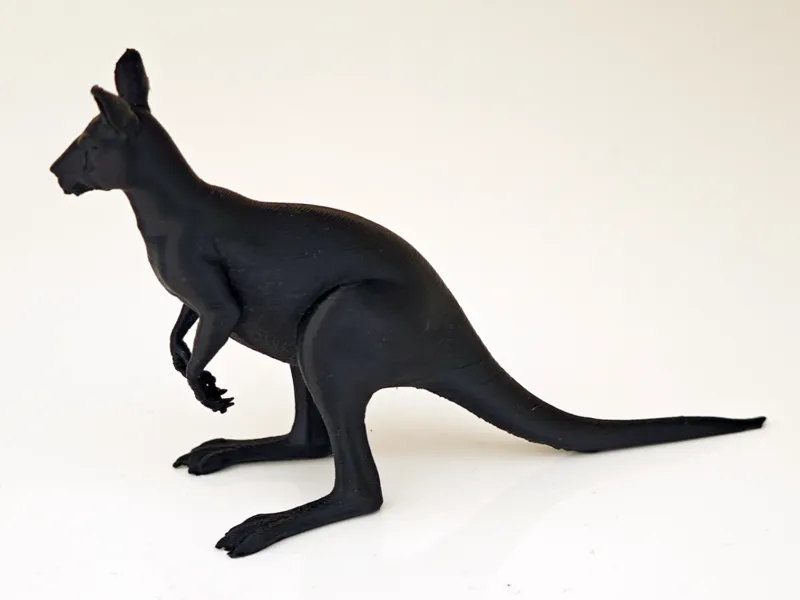Kangaroo Figurine – Simple Detailed Animal Model
