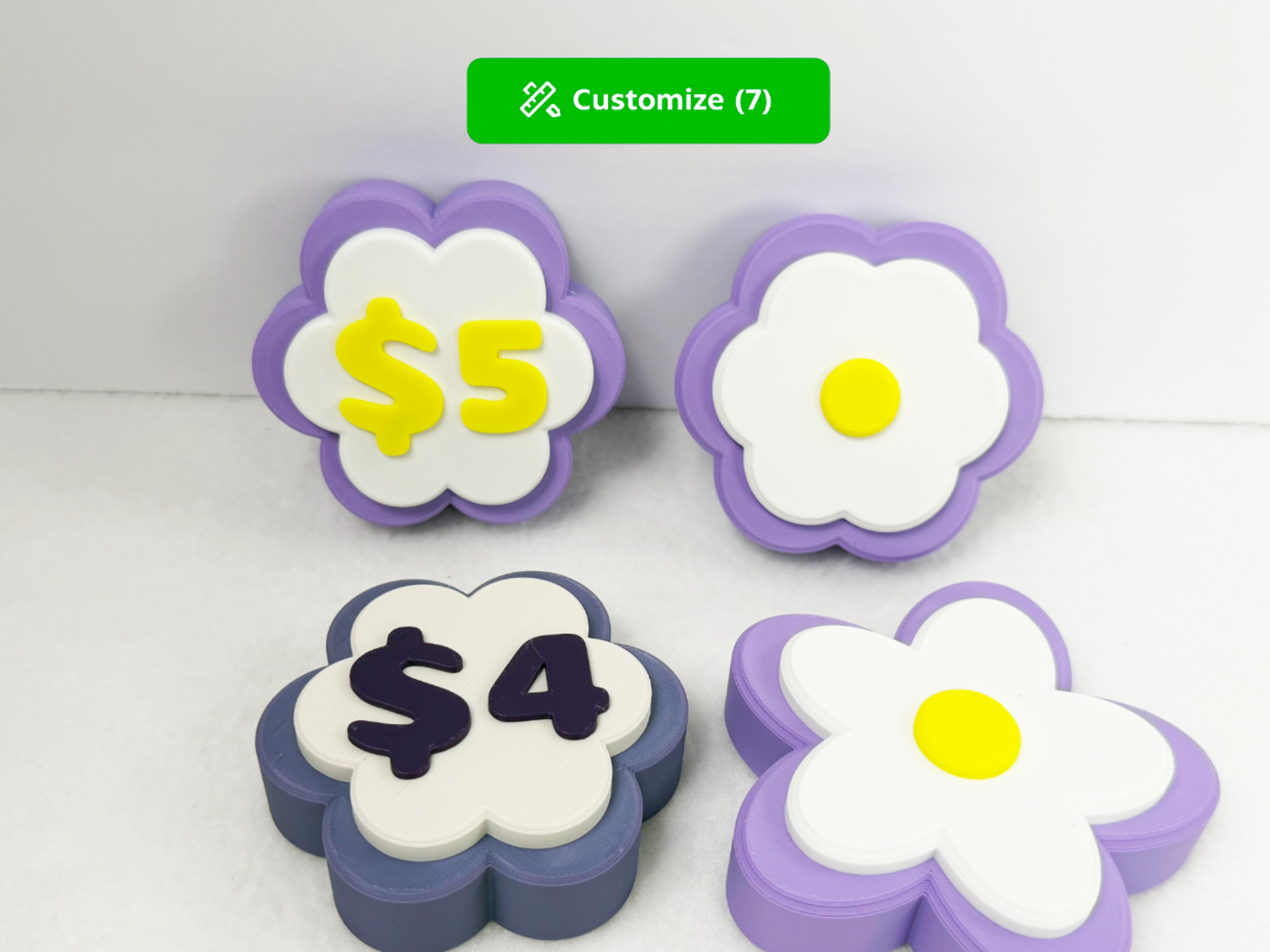 Customizable Tabletop Daisies