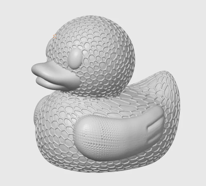 Rubber duck cute voronoi