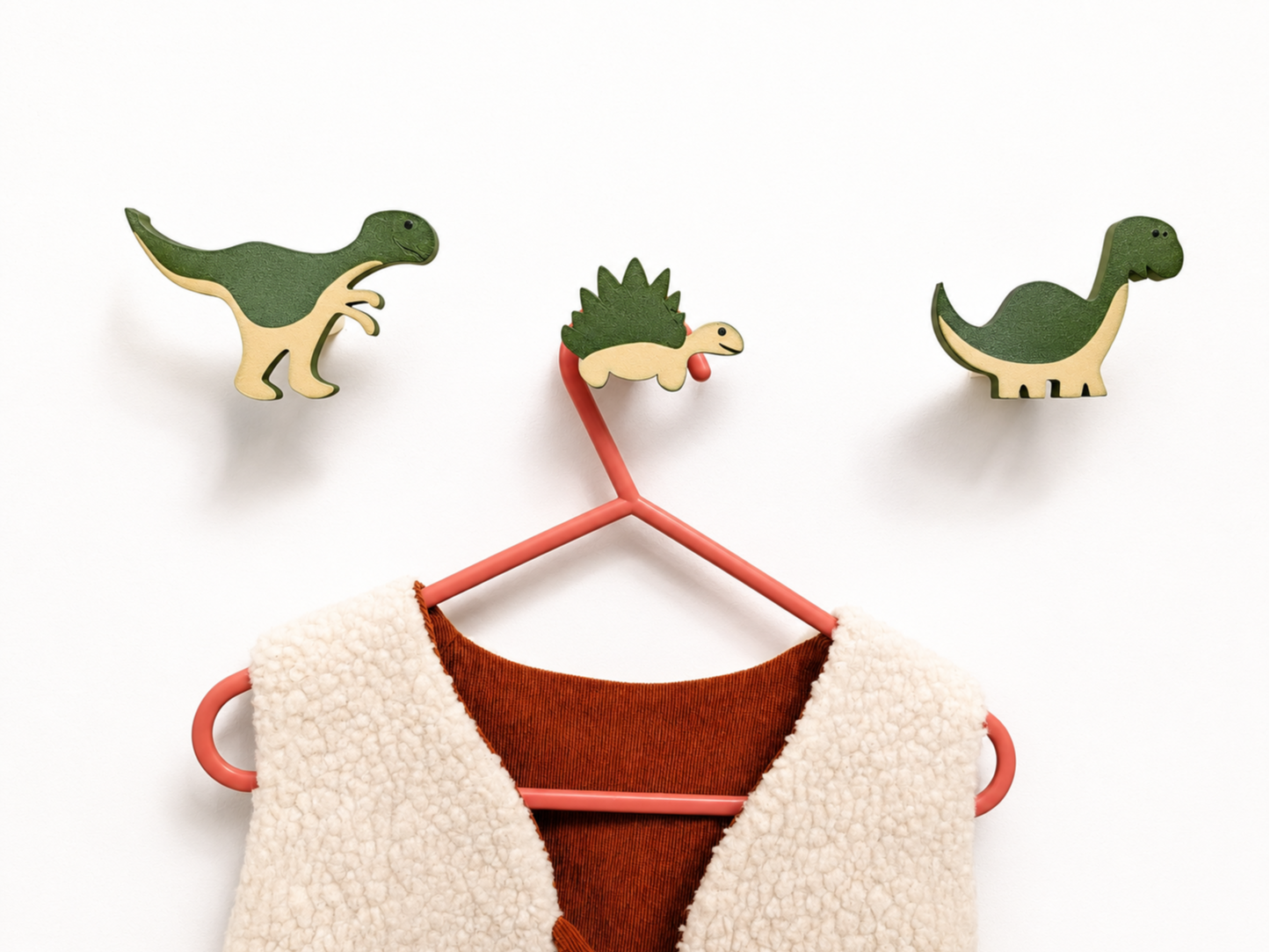 Porte manteau enfant dinosaure