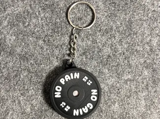 AirTag Key Ring weight plate