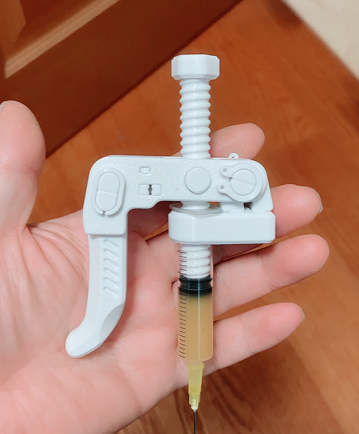 Miniatura 3 do modelo 3D 锡膏挤出器 ｜ 锡膏挤出机 ｜绿油挤出机 ｜  无需五金件 ｜ 高强度 ｜ 省力 舒适