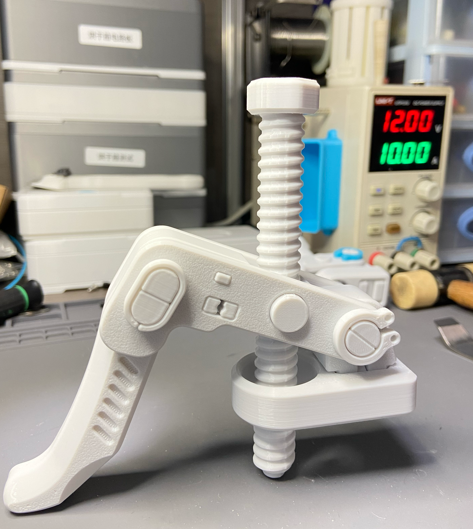 Miniatura 5 do modelo 3D 锡膏挤出器 ｜ 锡膏挤出机 ｜绿油挤出机 ｜  无需五金件 ｜ 高强度 ｜ 省力 舒适