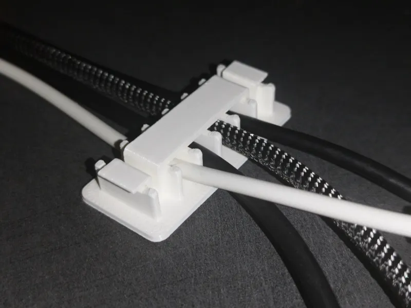 Desktop Cable Organizer Secure Locking Clip