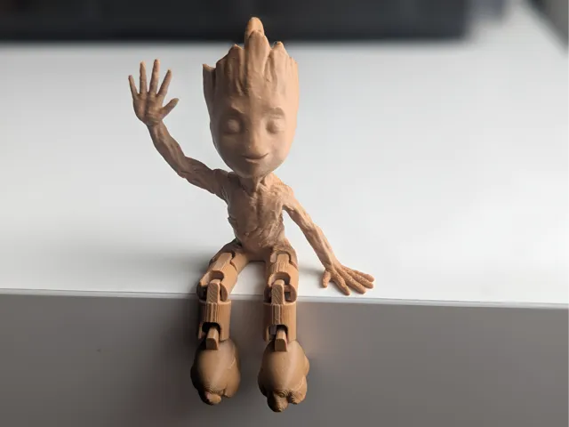 Articulated Groot | Simple No Support Flexible