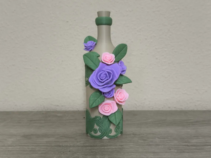 Botella decorativa