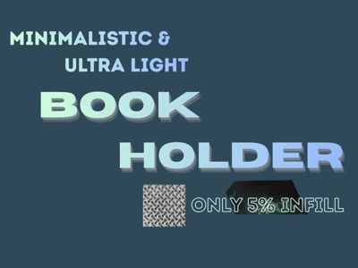 MINIMALISTIC & ULTRA LIGHT BOOK STAND