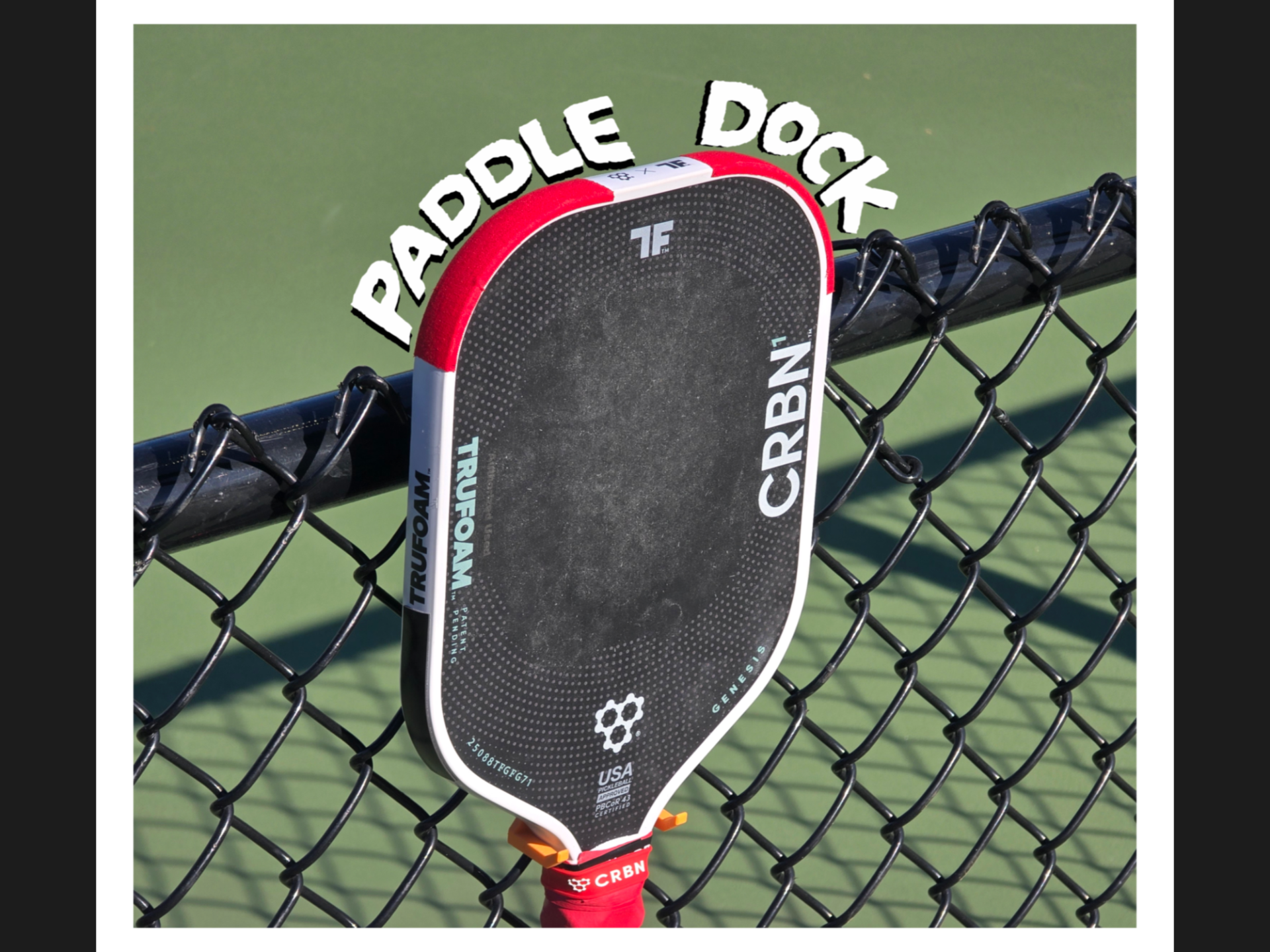 Paddle Dock – Fence Mount Pickleball Paddle Holder