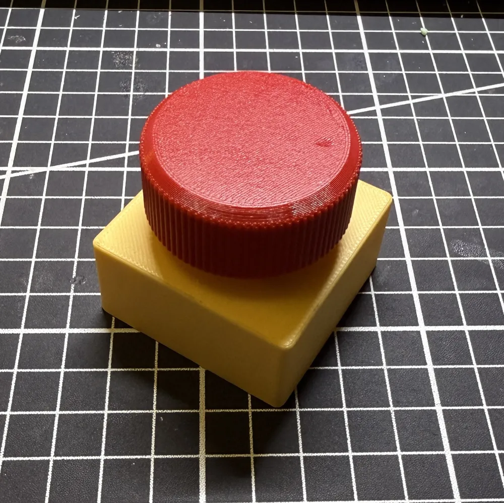 Clicky Red Button Little Red Button - Clicky Fidget Toy/Desk Decor - Free 3D Print Model ...