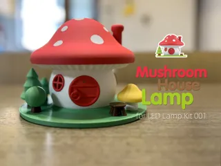 Mushroom House Lamp