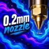 0.2mm nozzle 50 beans