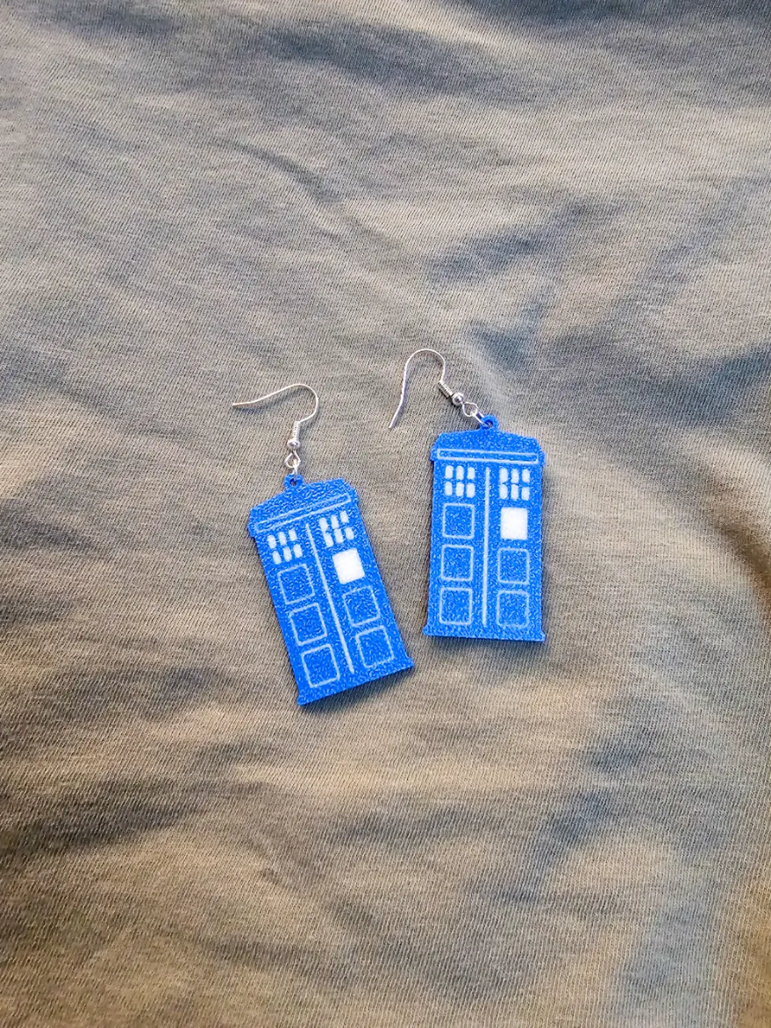 Tardis (Doctor Who) Earrings - Multicolor view 3
