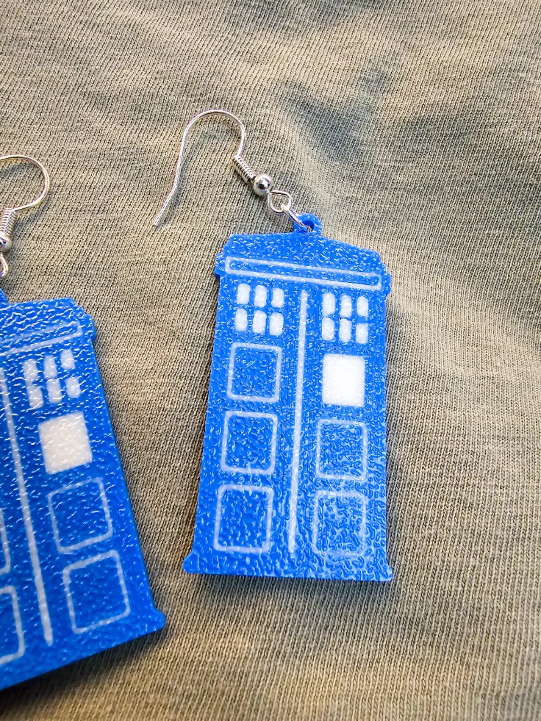Tardis (Doctor Who) Earrings - Multicolor view 2