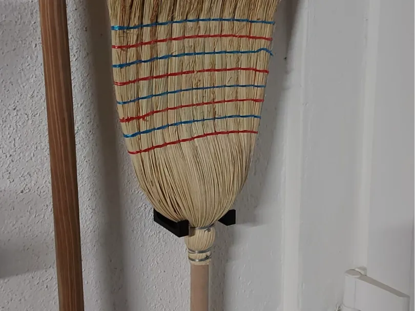 Support De Balai Utilitaire Organisateur De Rangement Mural En Acier Inoxydable, Support De Rangement Multi-taches Range Outils Mural Gain D'Espace Pour Garage Jardin(3 Porte Balai Et De 4 Crochet