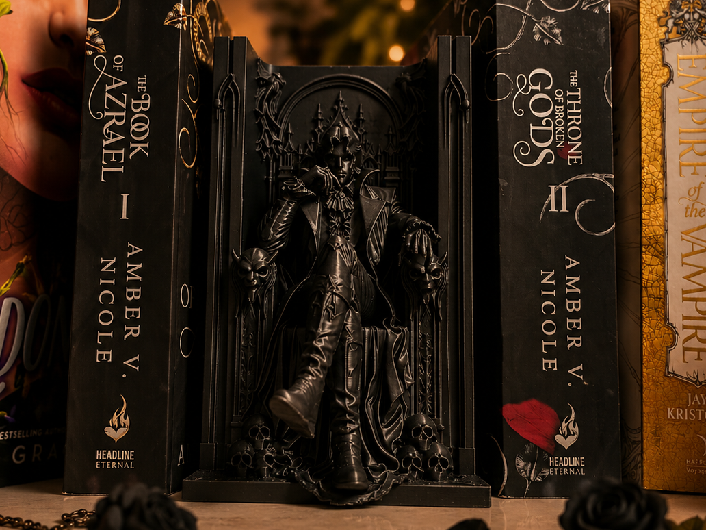 Gothic Vampire Throne BookNook
